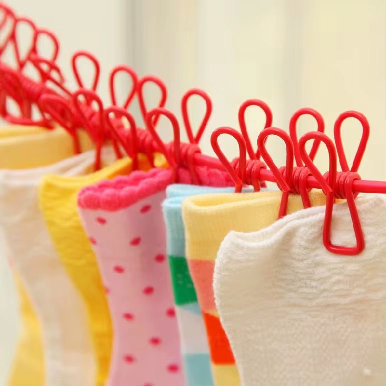 2 Pièces Corde à Linge avec Pinces à Linge, Corde à Linge Élastique, Corde à Linge Rétractable Portable